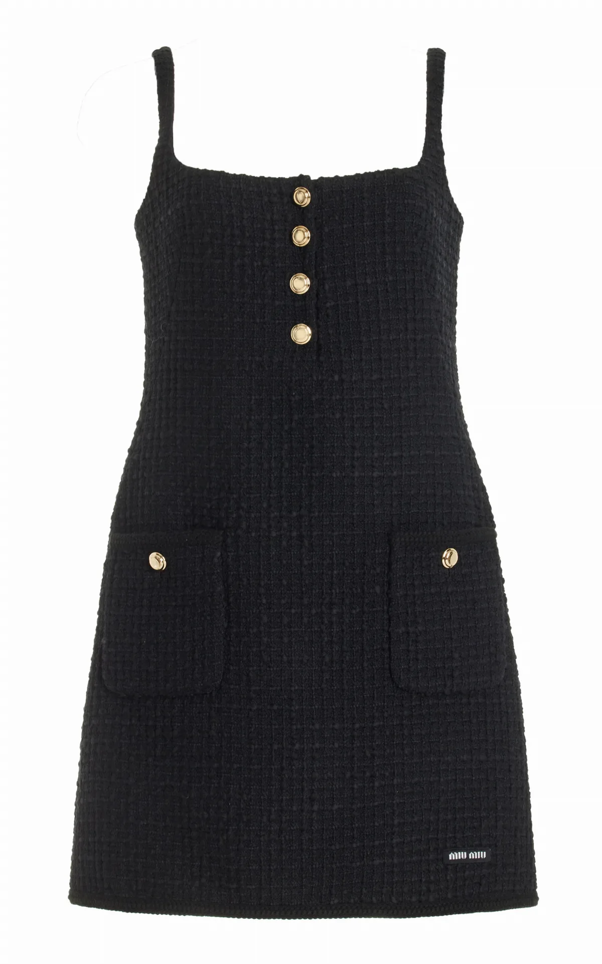Tweed Wool-Blend Mini Dress by Miu Miu