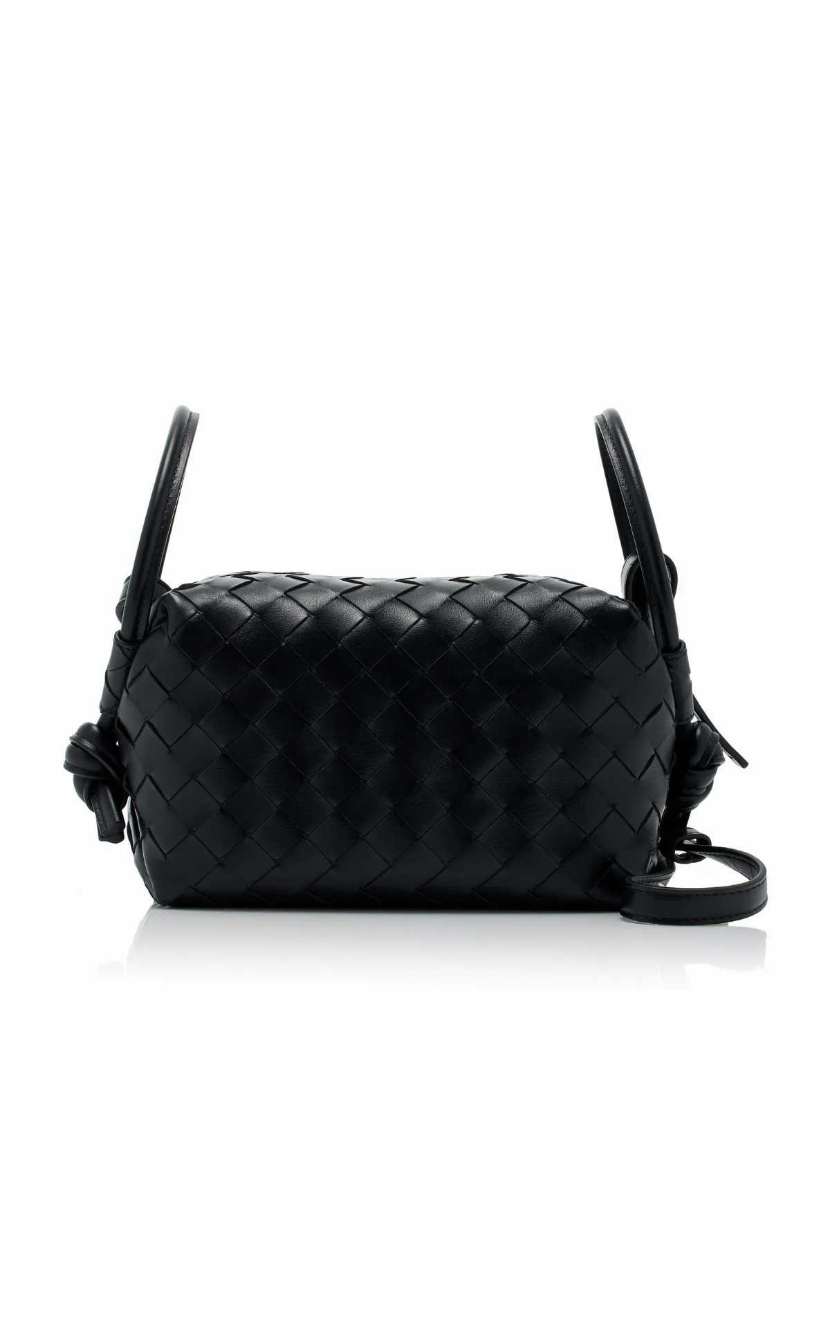 Small Loop Intrecciato Leather Shoulder Bag by Bottega Veneta