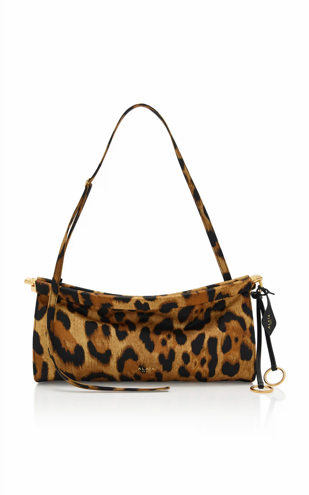 Le Click Medium Ocelot-Printed Twill Bag by ALAÏA