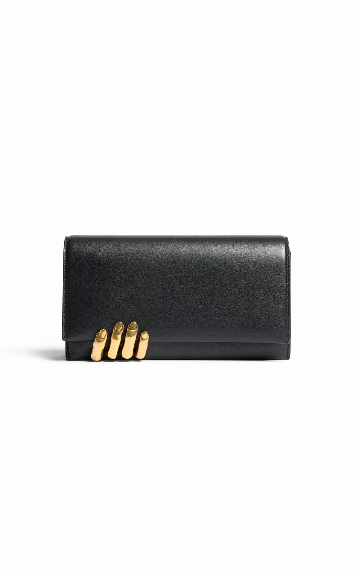 Hand Leather Clutch by Khaite