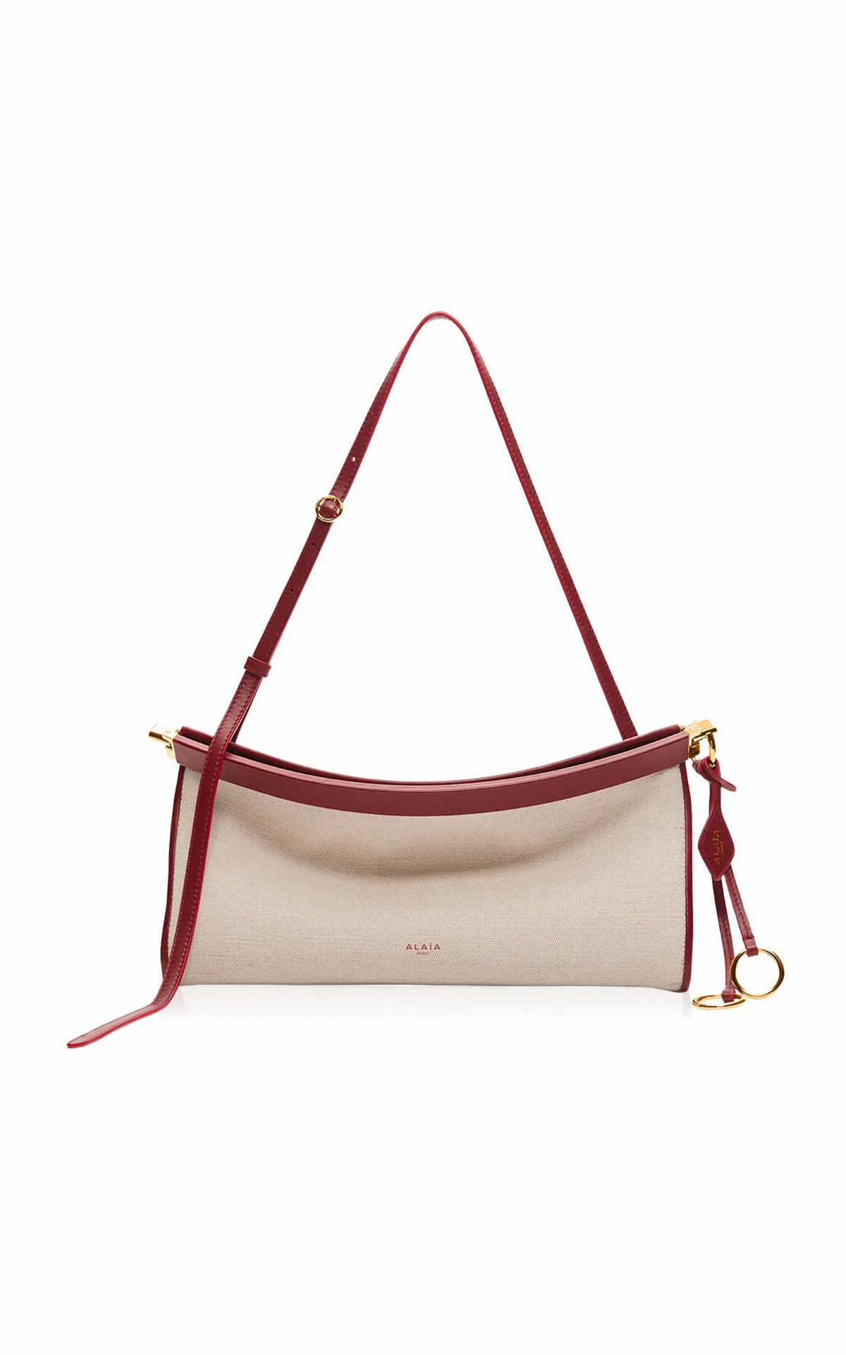 Le Click E/W Leather-Trimmed Bag by ALAÏA