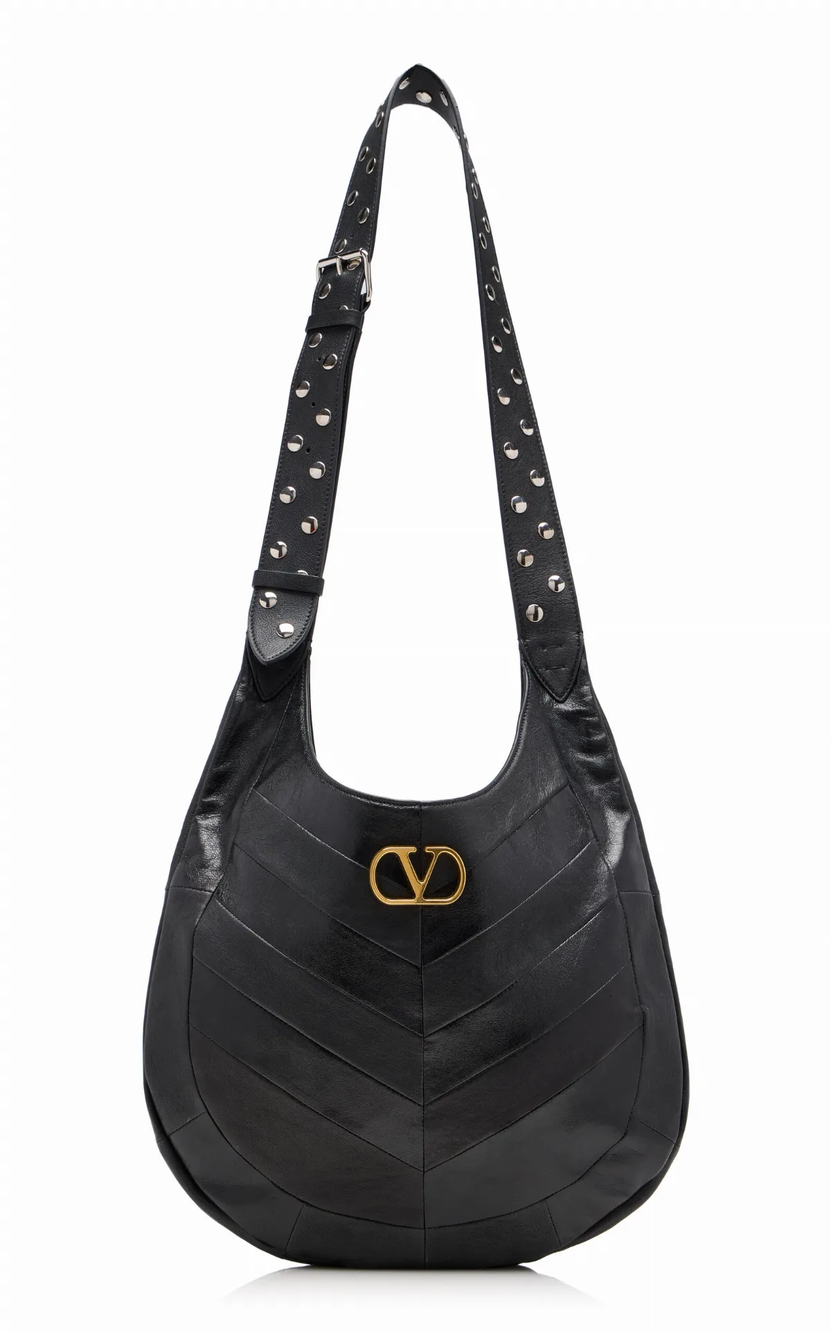 VLogo Nappa Leather Hobo Bag by Valentino Garavani