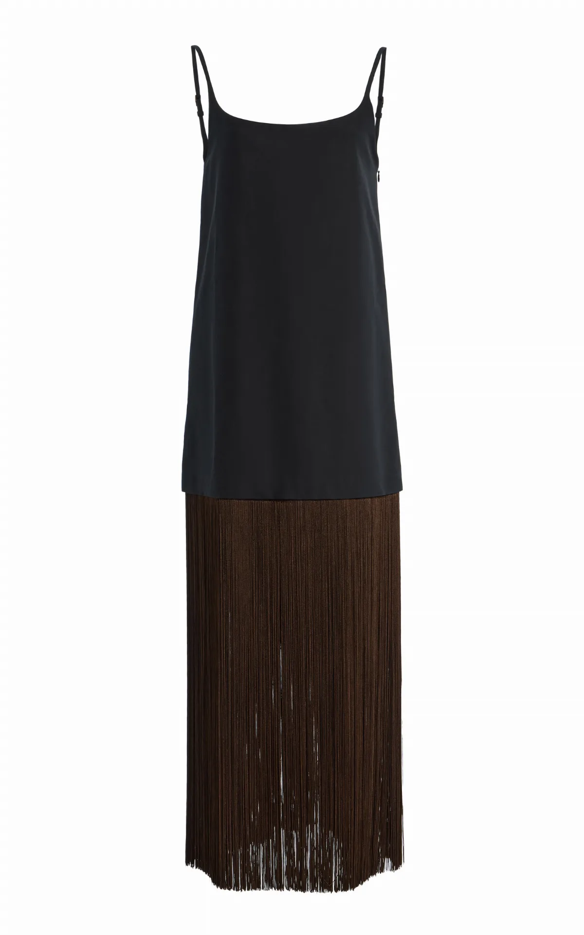 Fringe Cotton Slip Dress by ALAÏA
