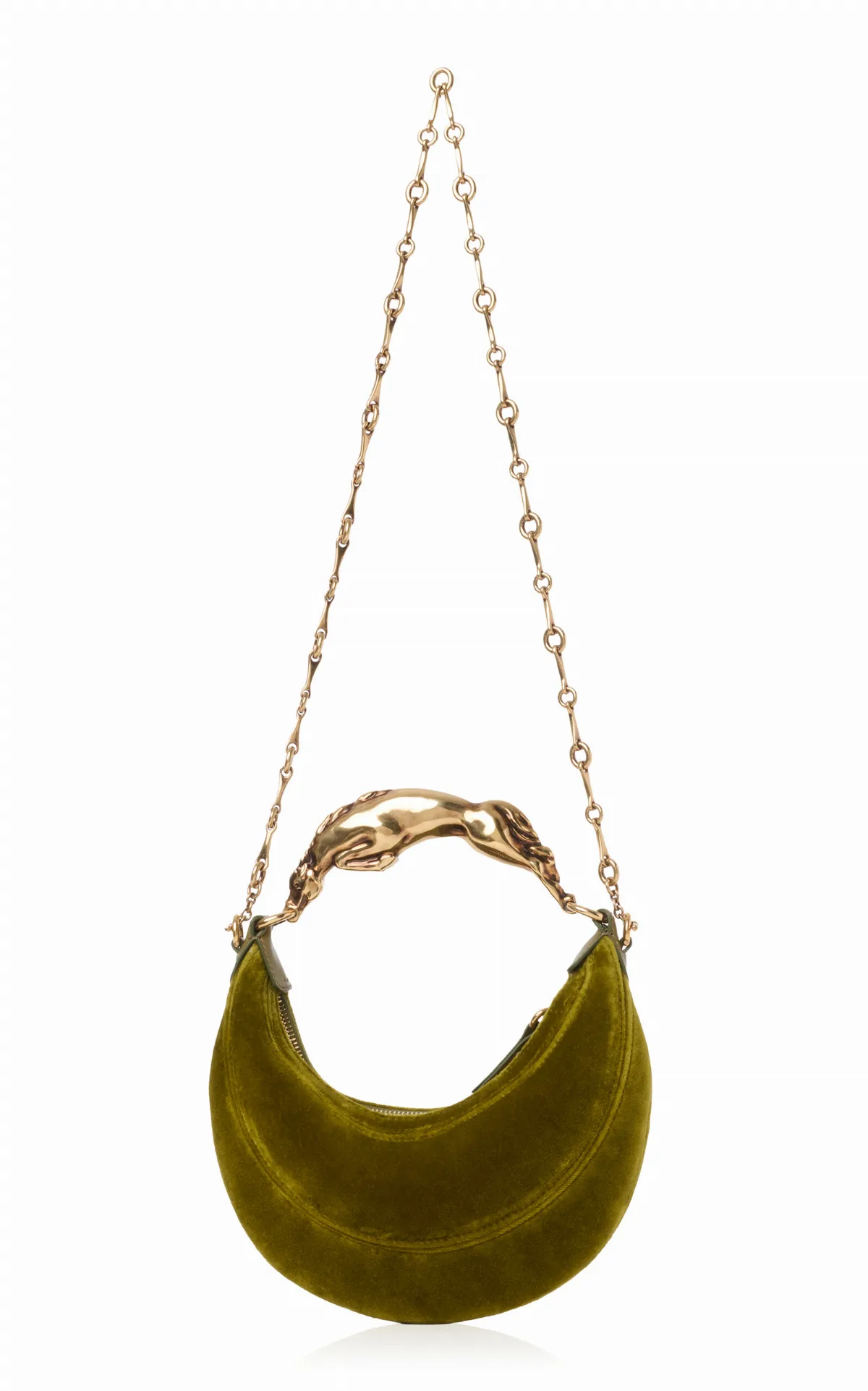 Small Bracelet Velvet Shoulder Bag by Chloé