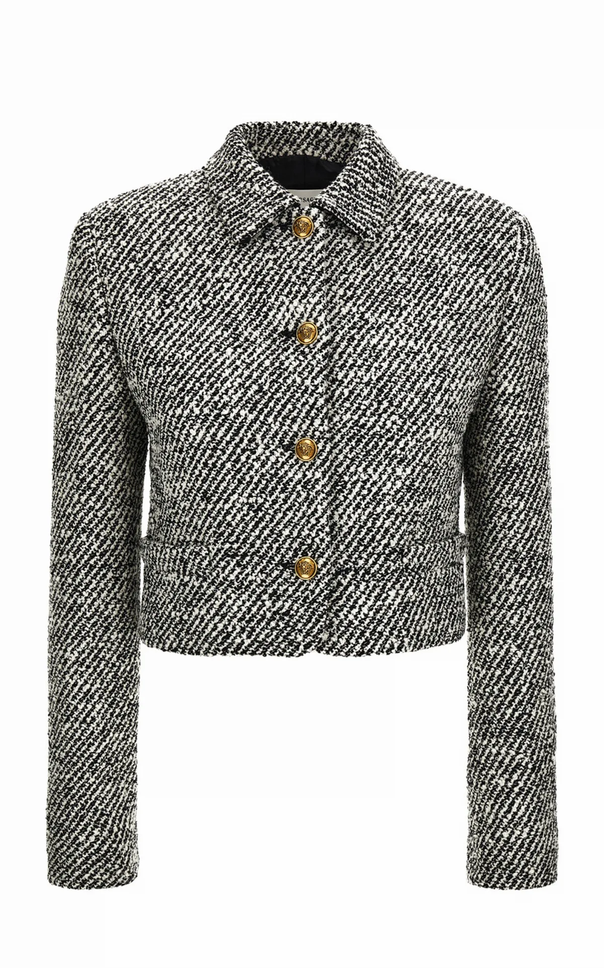 Wool Boucle Jacket by Versace