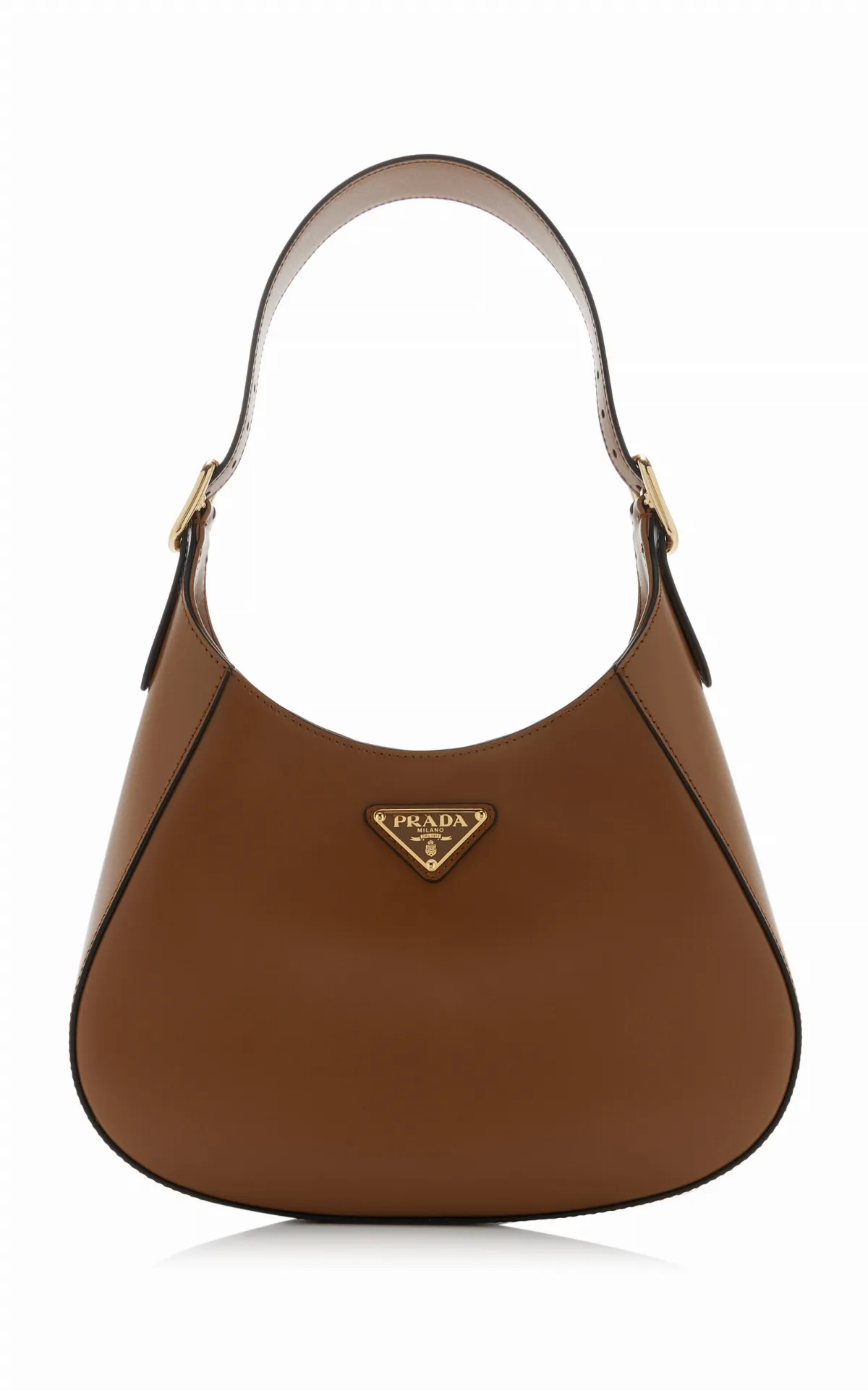 Leather Shoulder Bag by Prada