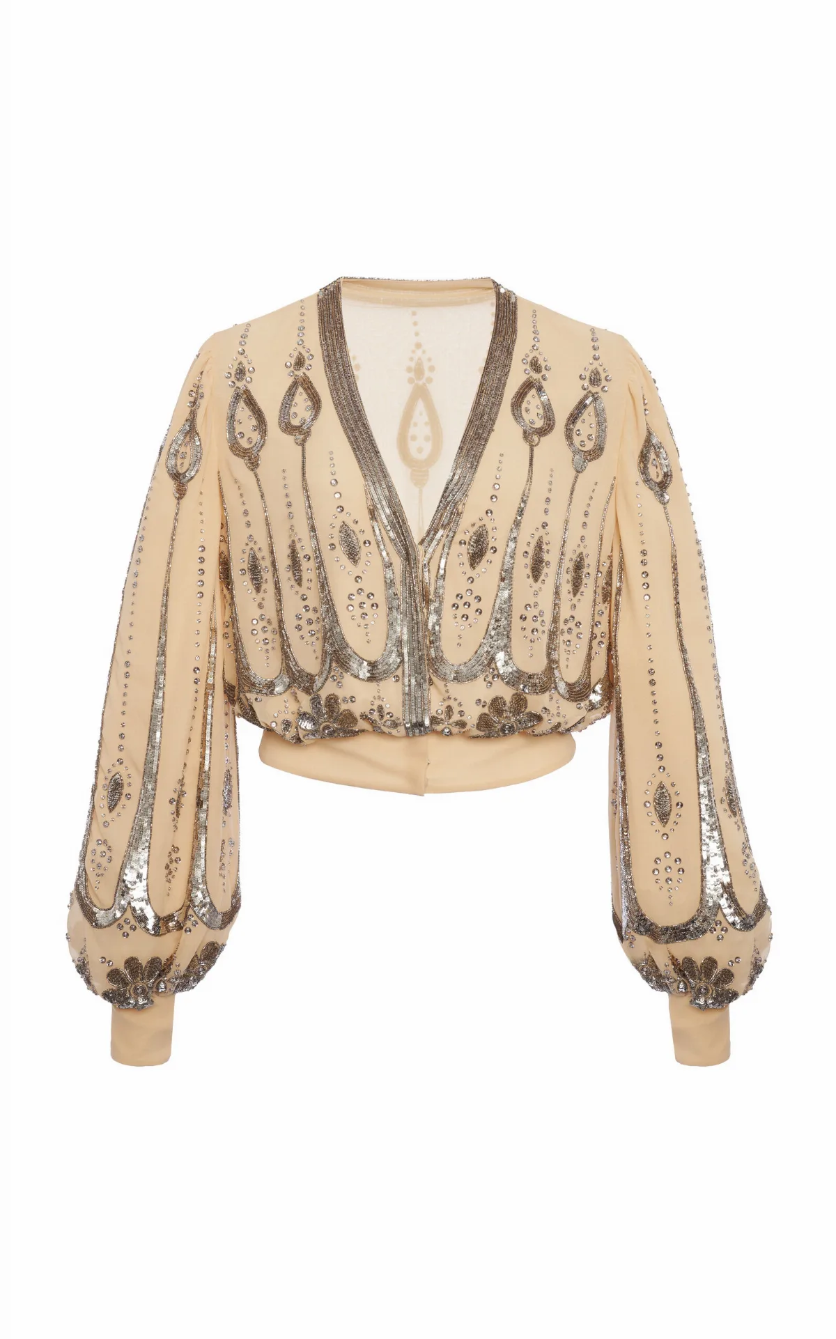 Embroidered Georgette Top by Valentino Garavani