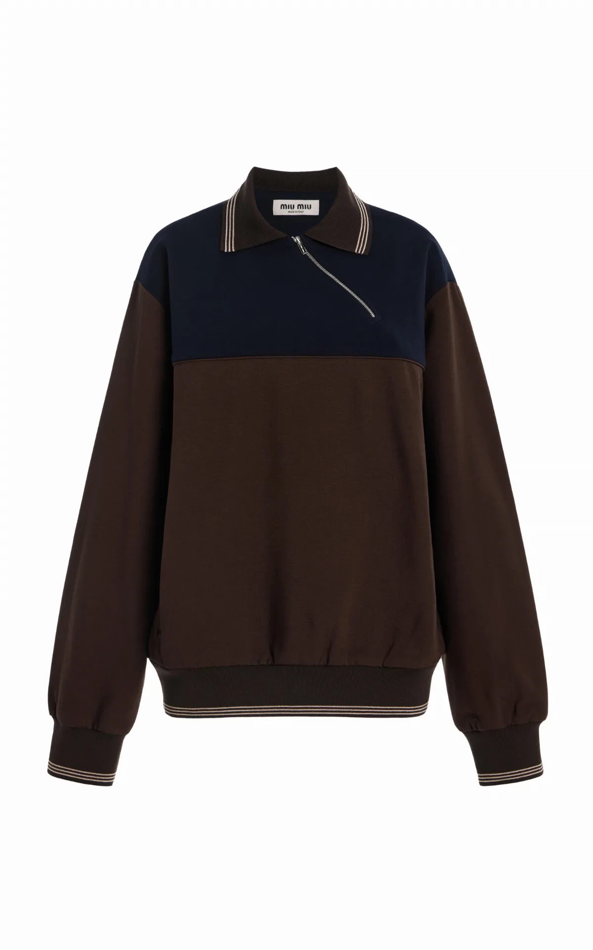 Oversized Knit Sweatshirt by Miu Miu
