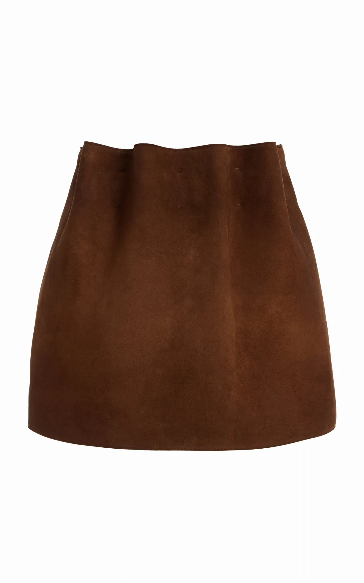 Suede Mini Skirt by Prada