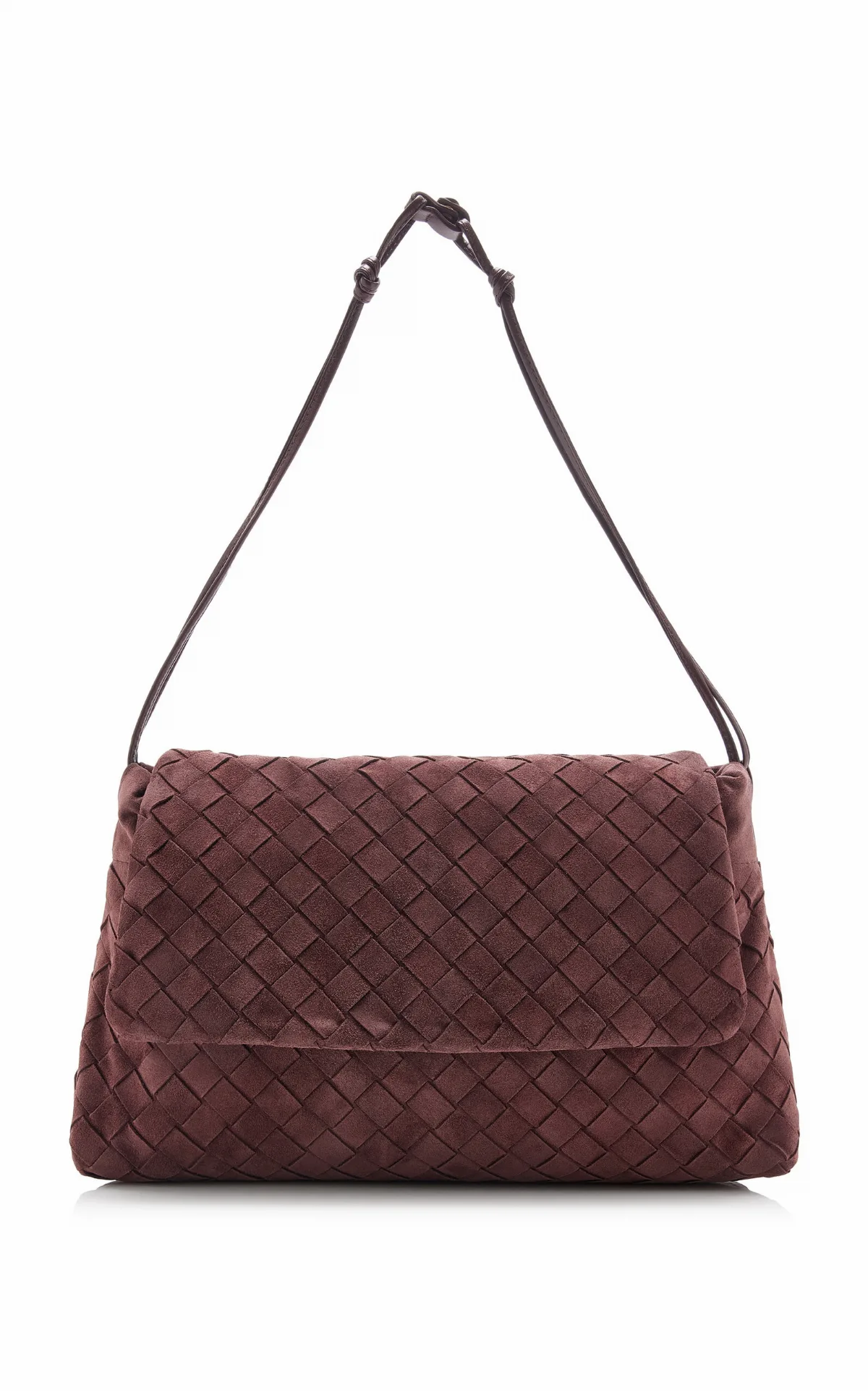 Giorno Intrecciato Suede Clutch