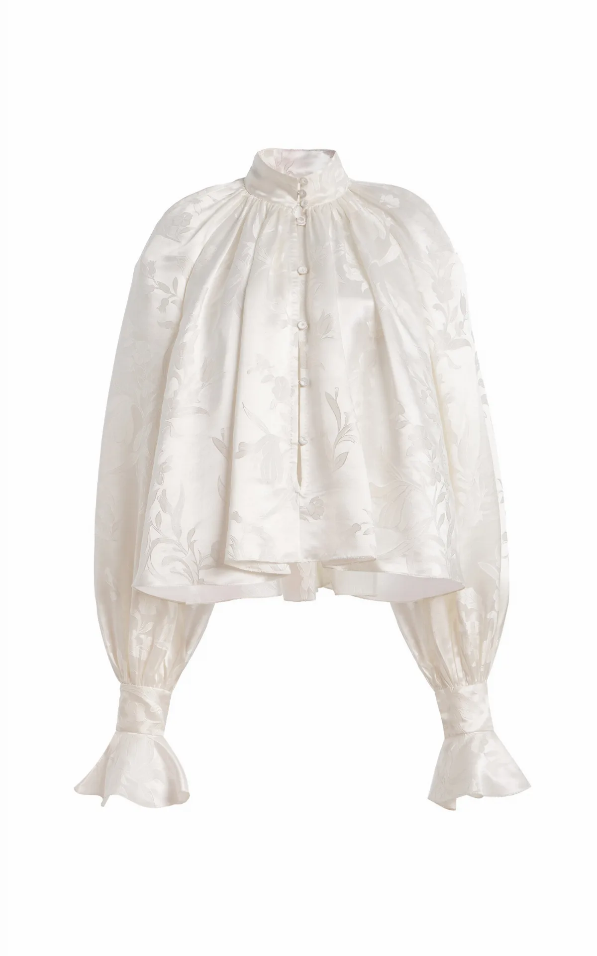 Chantilly Floral Silk Top by Cucculelli Shaheen