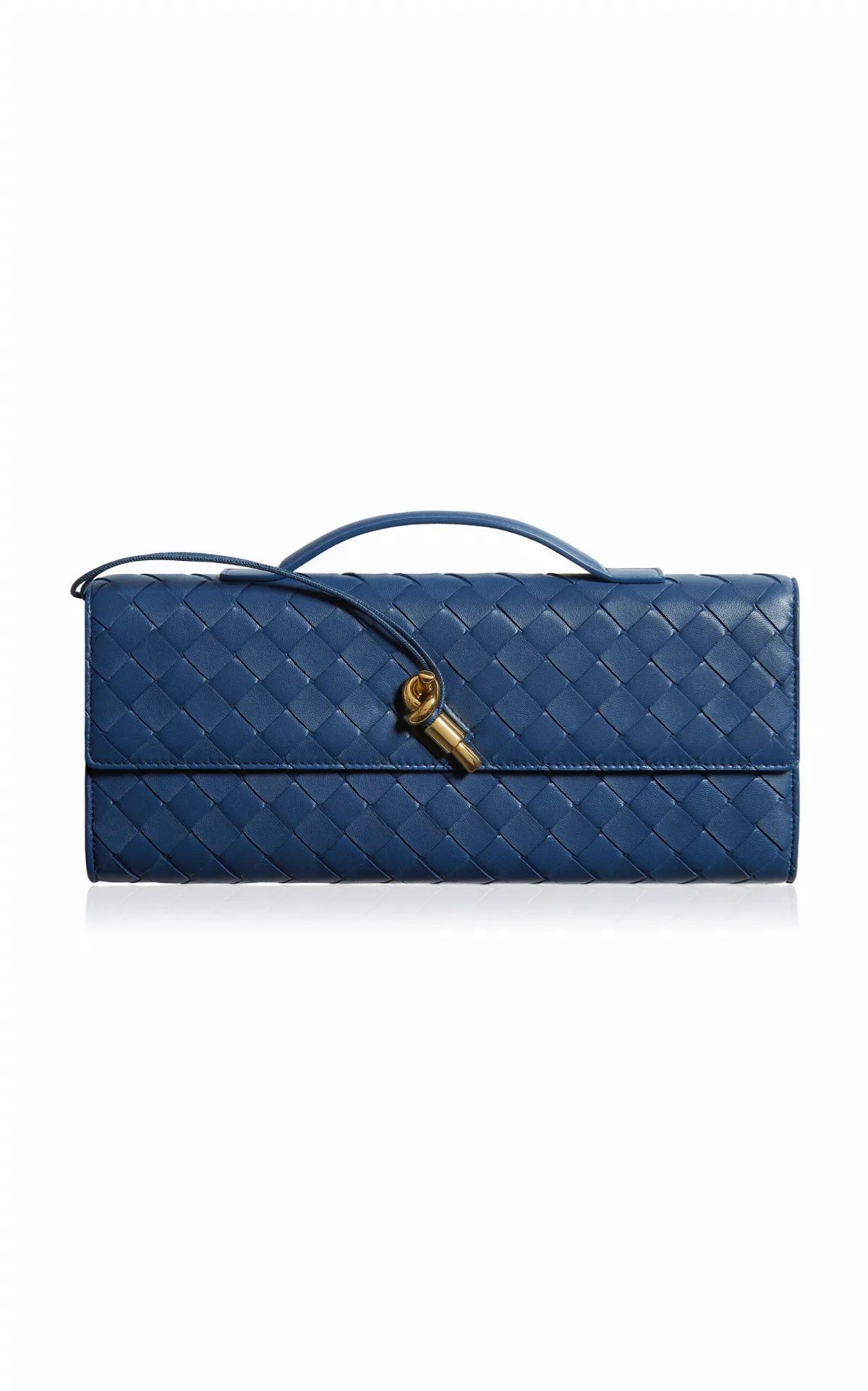 Andiamo Intrecciato Leather Clutch