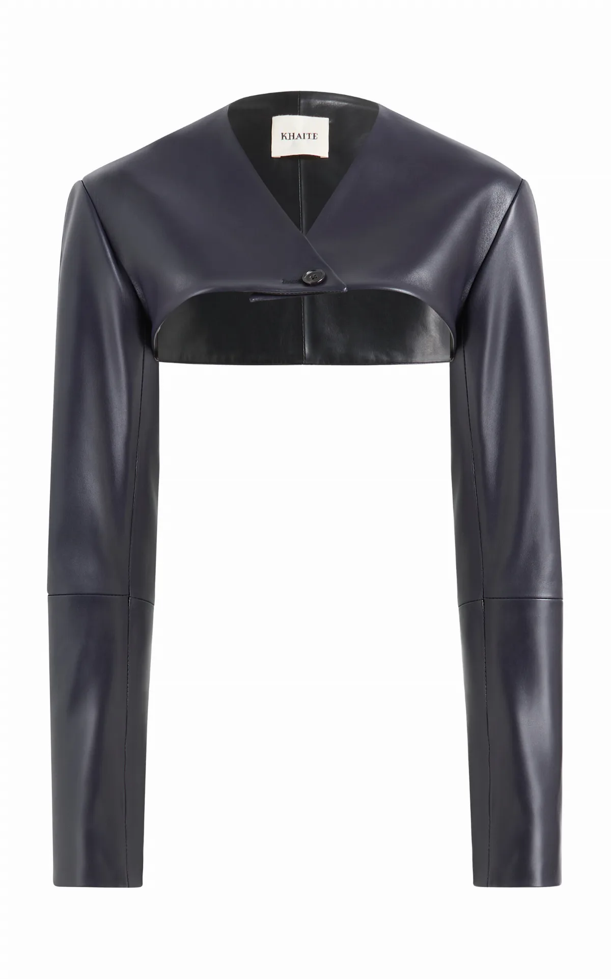 Onno Plonge Leather Jacket by Khaite