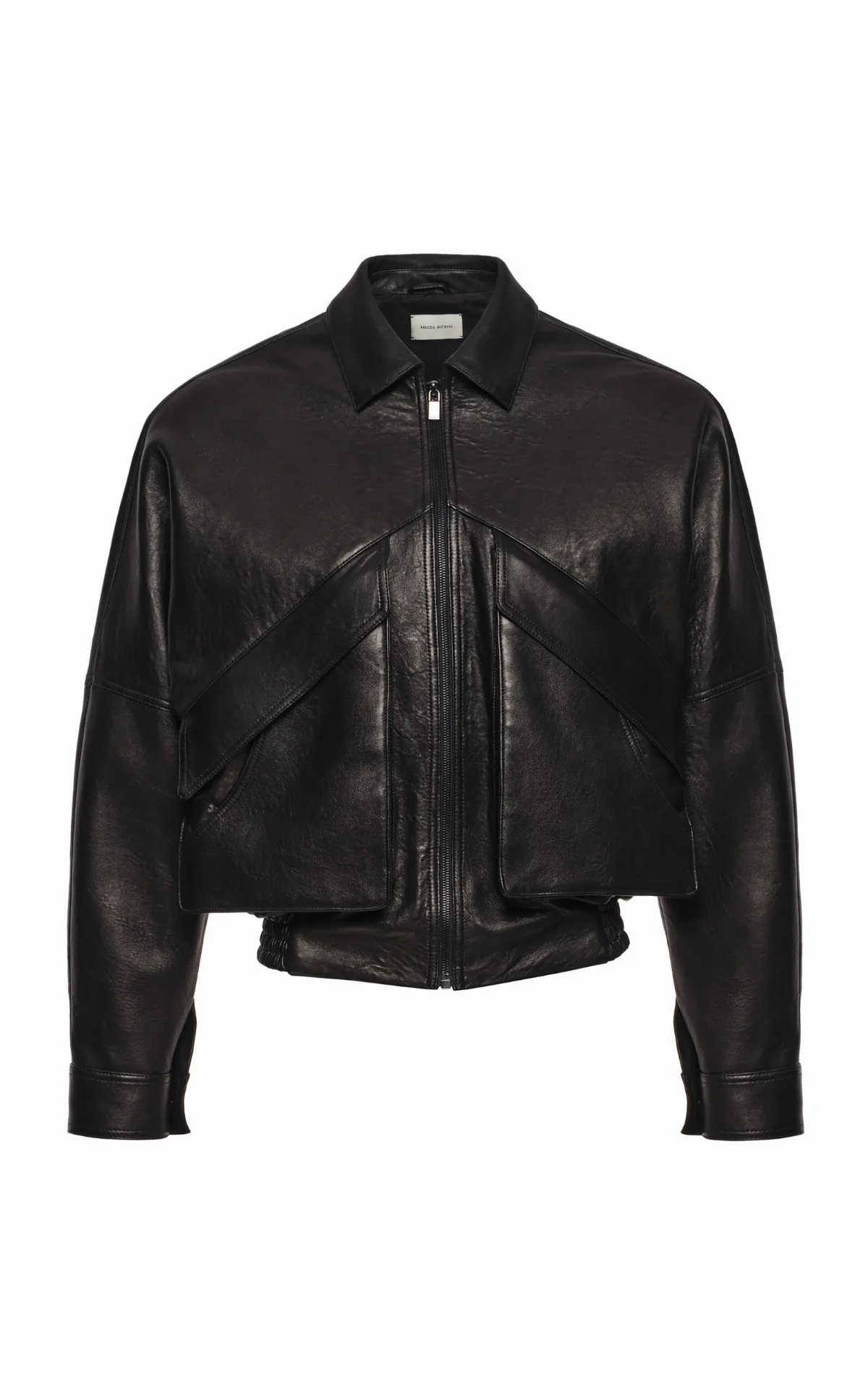 Sheep Leather Bomber Jacket by Magda Butrym