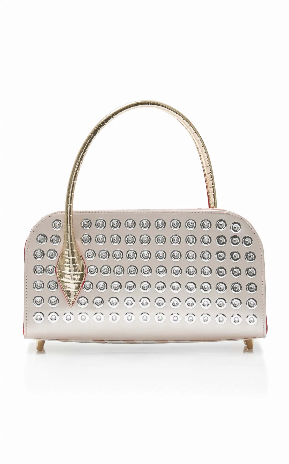 Eloise Studded Leather Baguette Bag by Christian Louboutin