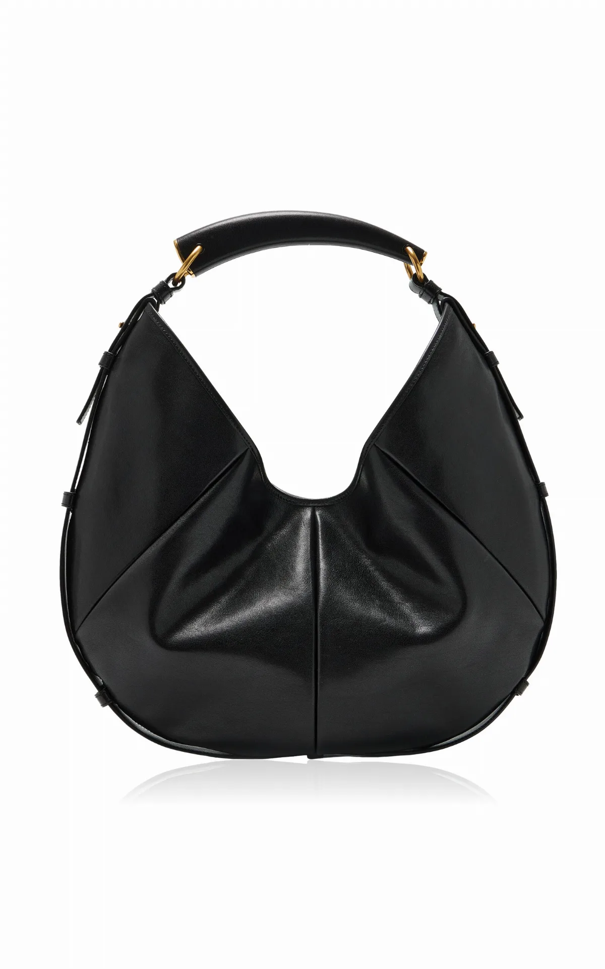 Mombasa Medium Leather Hobo Bag by Saint Laurent