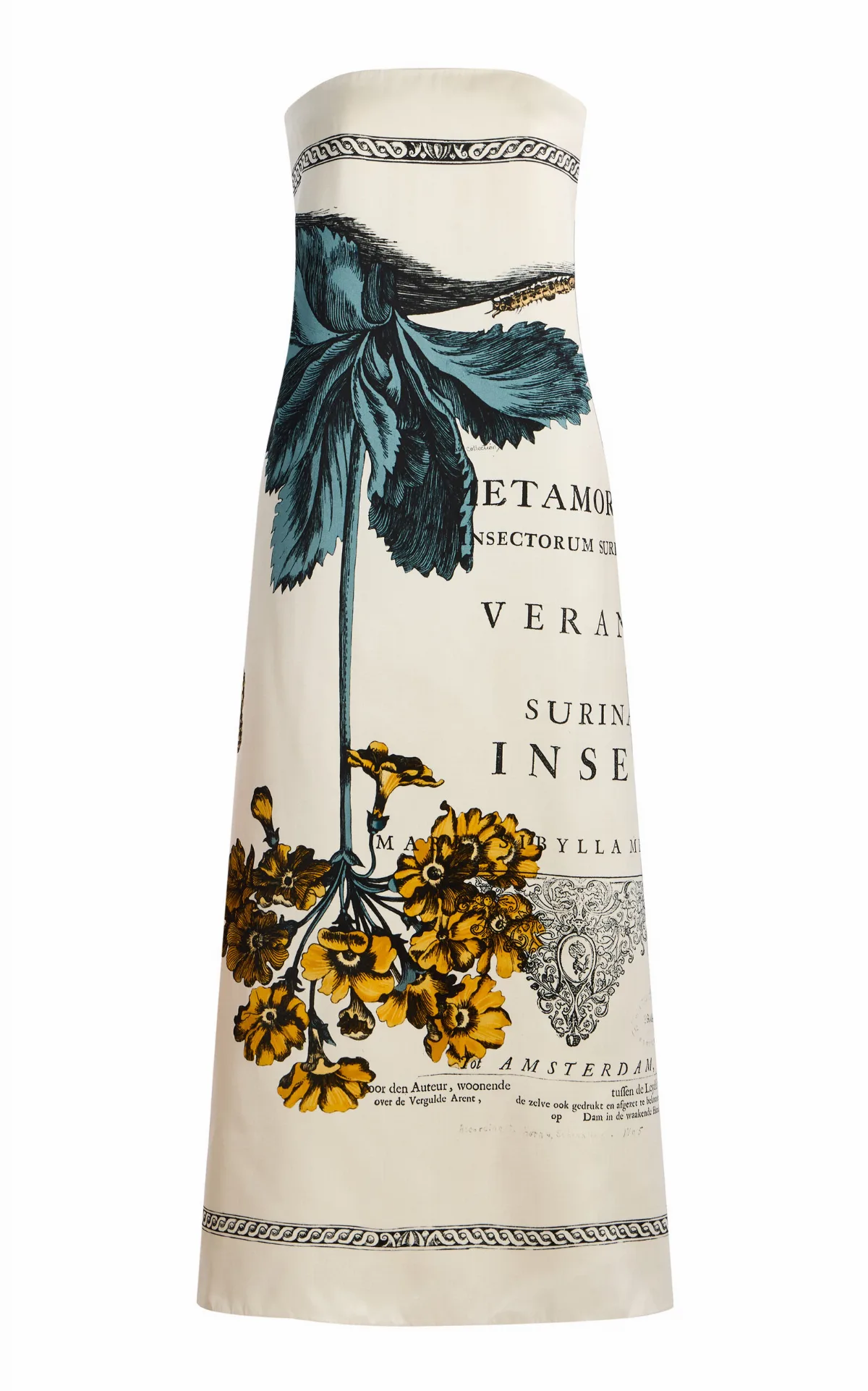 Floral-Printed Midi Cocktail Dress by Erdem