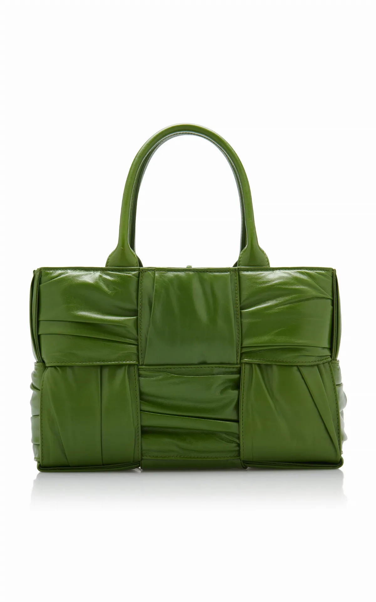 The Arco Small Leather Tote Bag by Bottega Veneta
