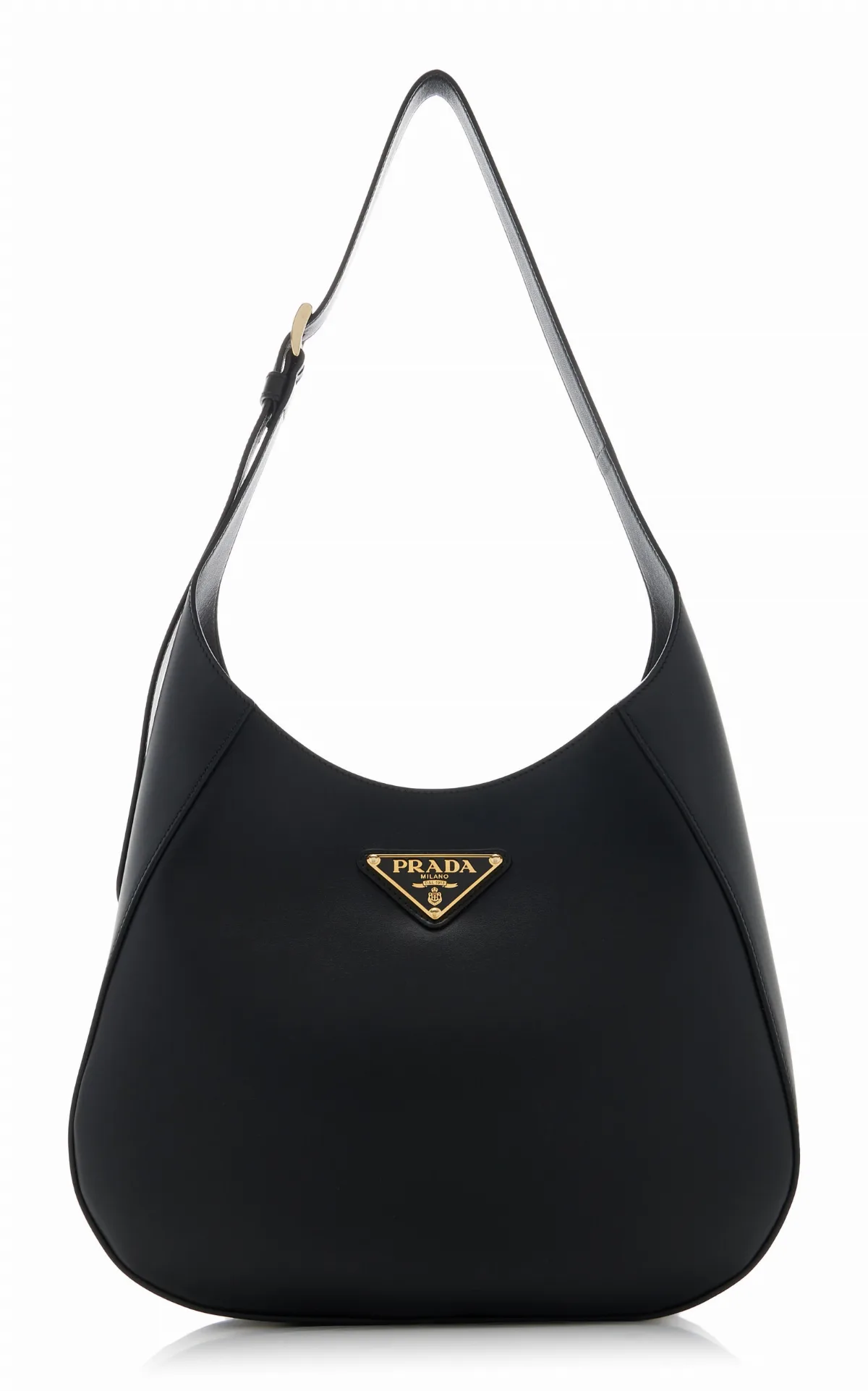 Medium Leather Shoulder Bag by Prada