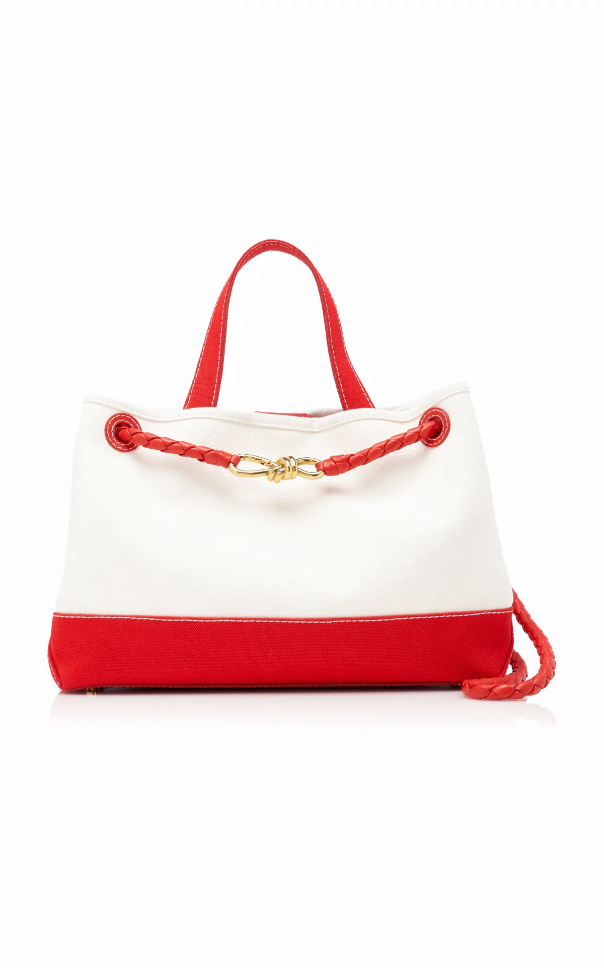 Andiamo Canvas Tote Bag by Bottega Veneta