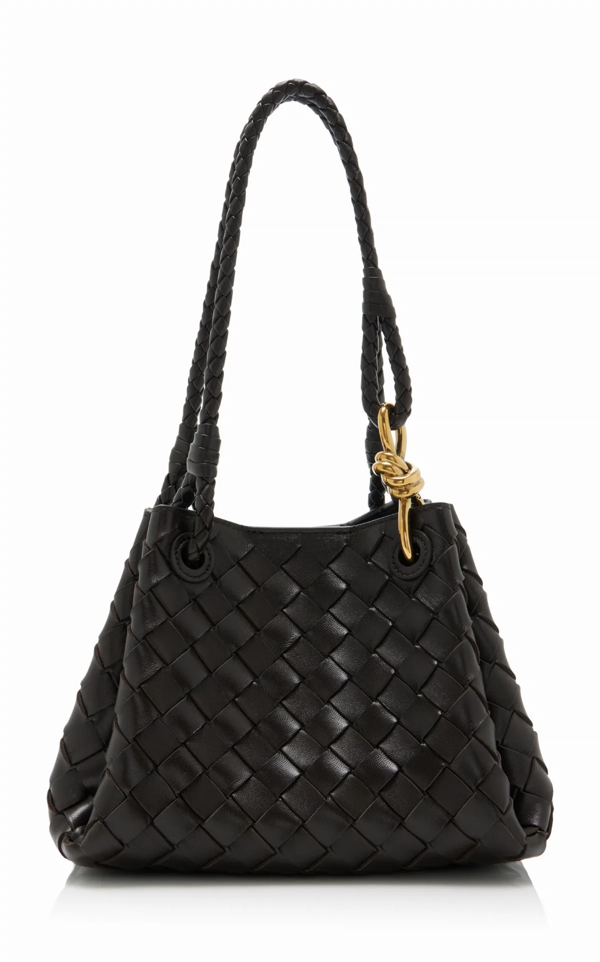 Small Parachute Intrecciato Leather Bag by Bottega Veneta