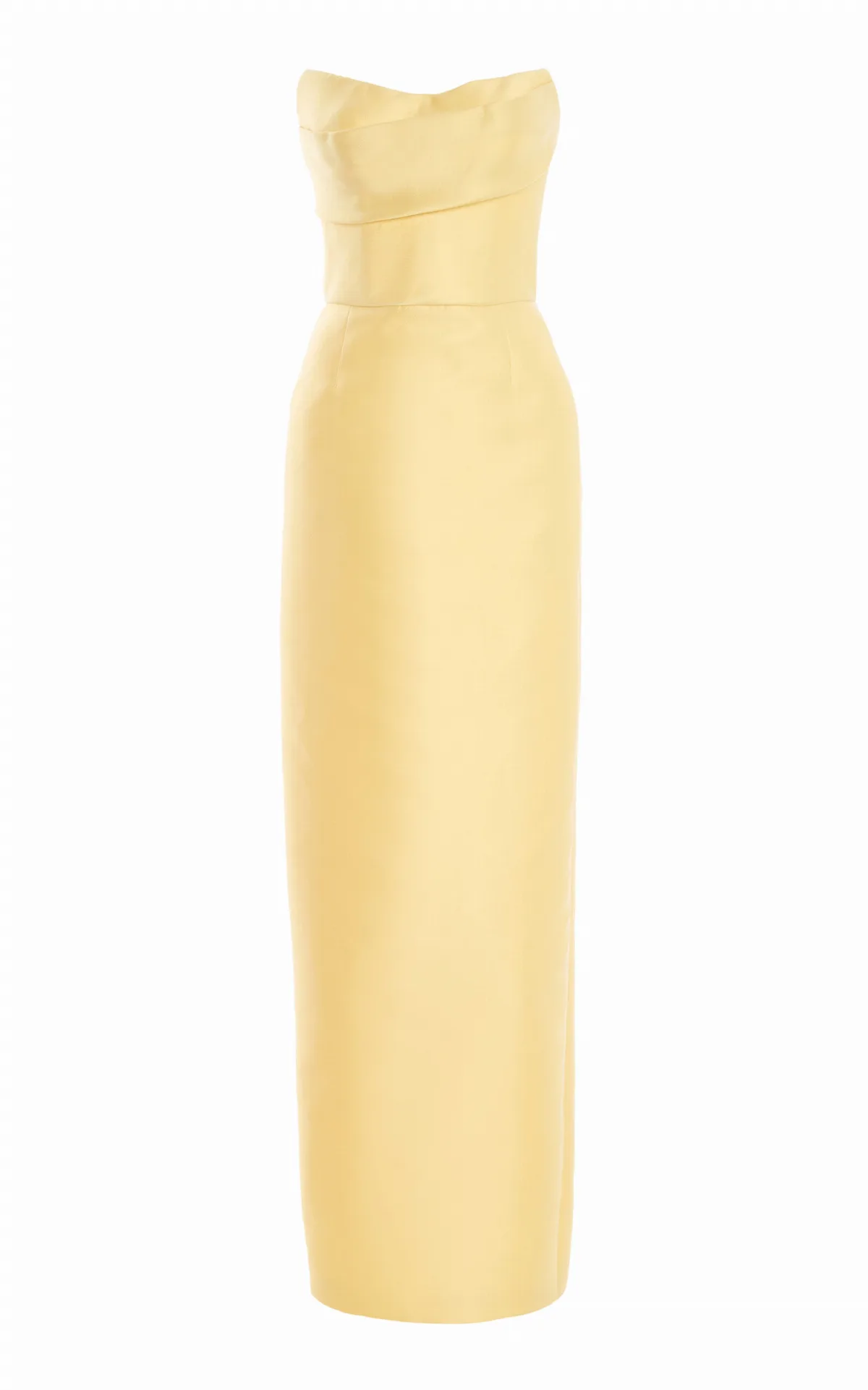 Strapless Column Gown by Monique Lhuillier