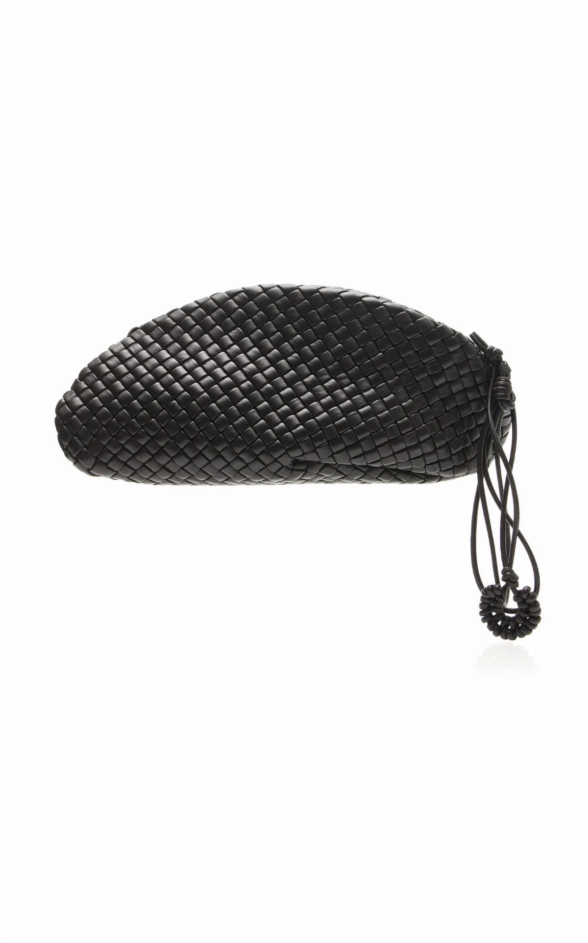 Vongola Intrecciato Leather Clutch by Bottega Veneta