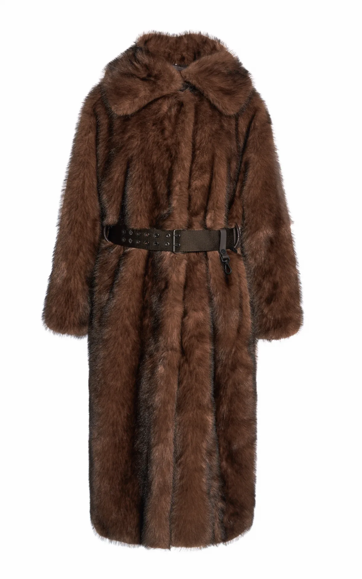 Arly Long Faux Fur Coat by Moncler Grenoble