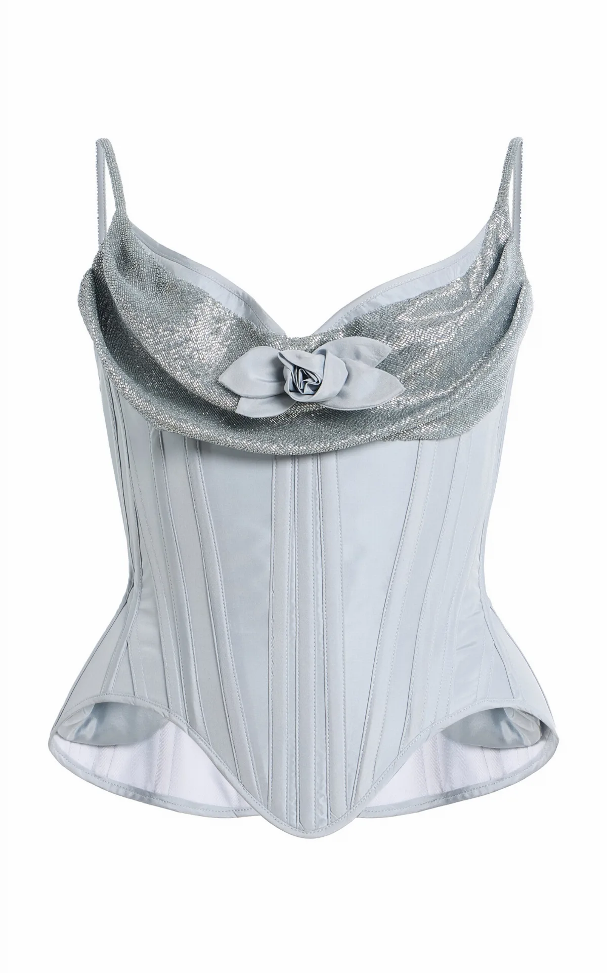 Silk Taffeta Corset Top by Wiederhoeft