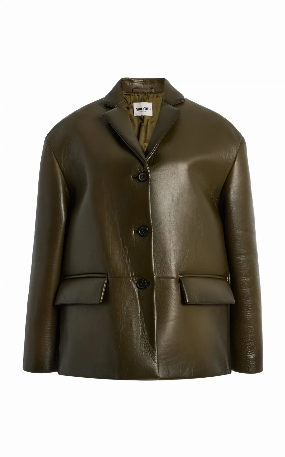 Leather Jacket by Miu Miu