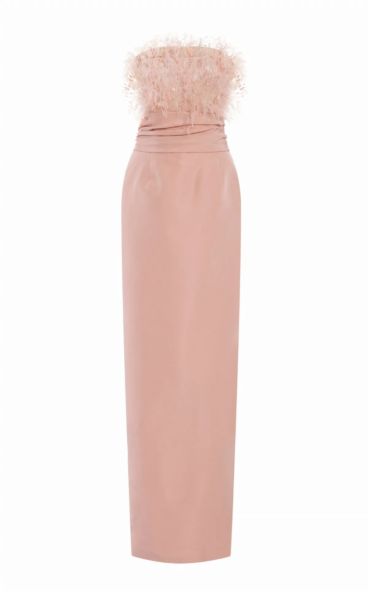 Point D'esprit Silk Faille Gown by Oscar de la Renta