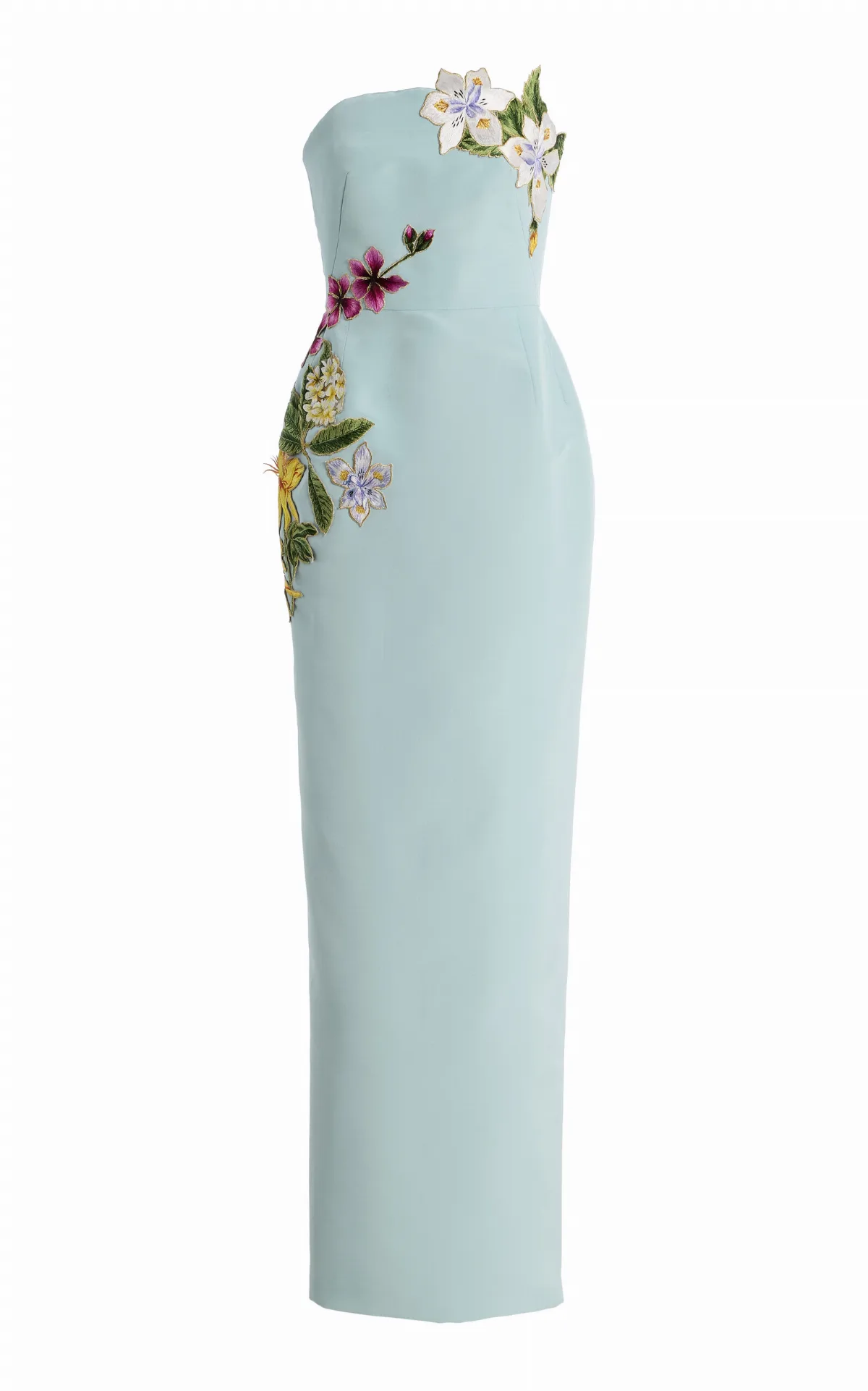 Botanical Silk-Faille Gown by Oscar de la Renta