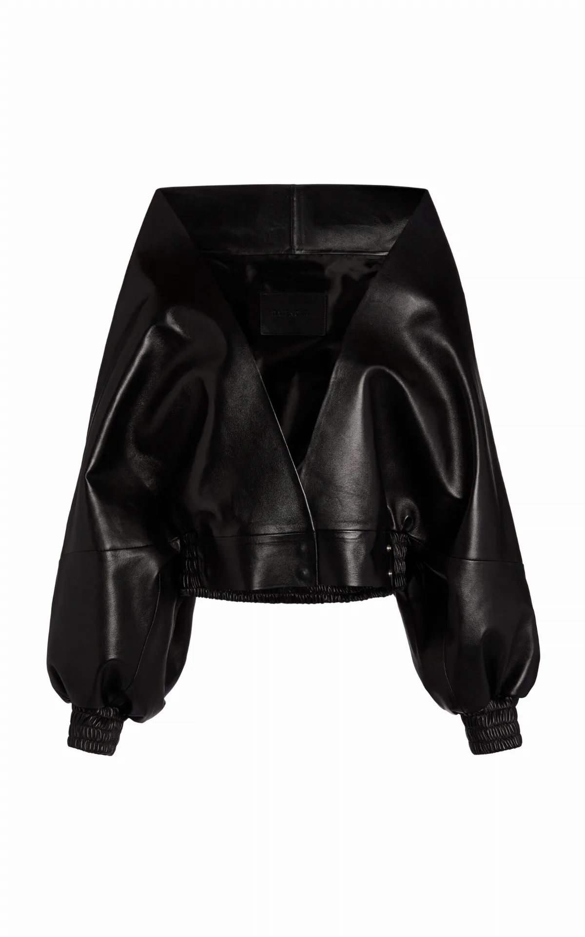 Lightweight Leather Wrap Jacket by Balenciaga