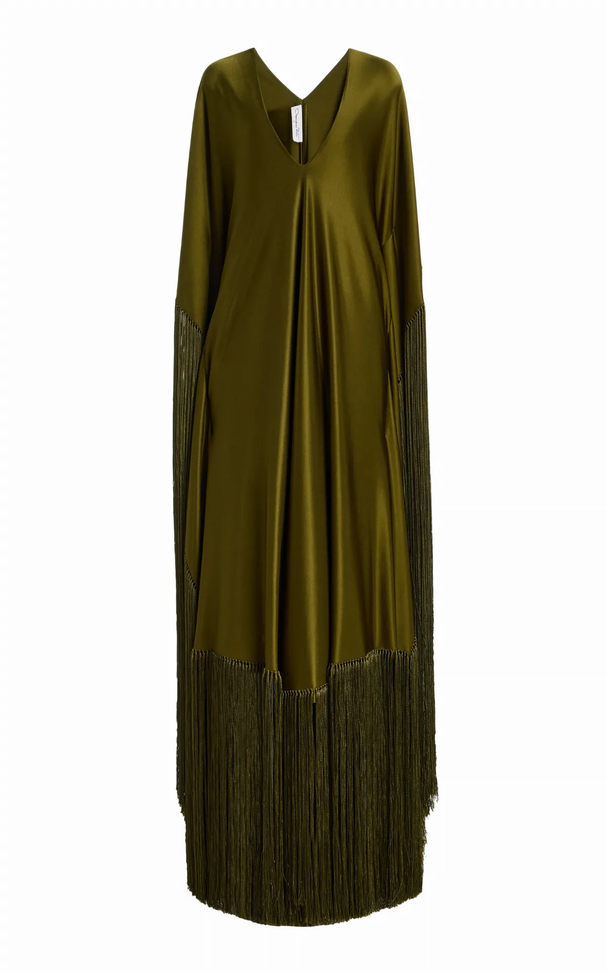 Fringed Caftan by Oscar de la Renta