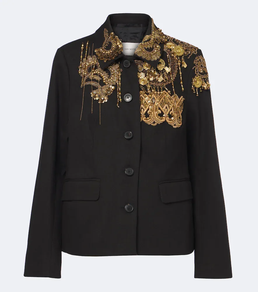 Veste En Coton à Ornements by Dries Van Noten