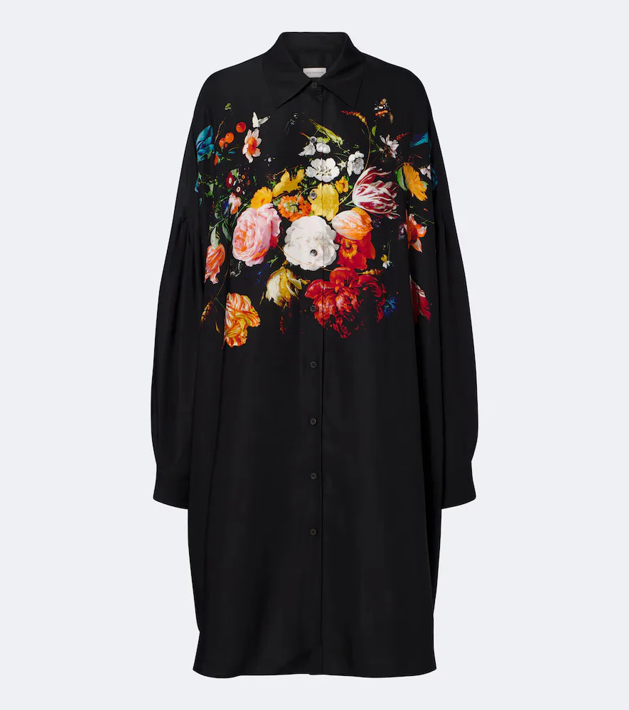 Robe Chemise à Fleurs by Dries Van Noten