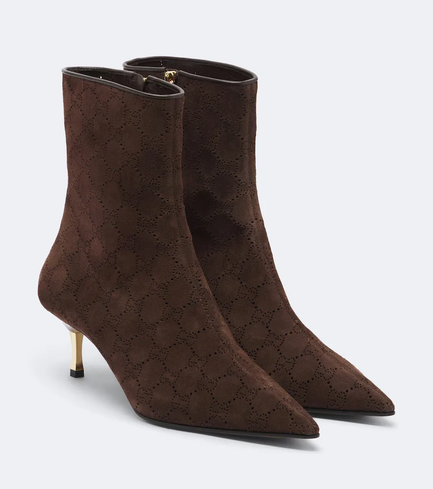 Bottines Bombshell GG En Daim by Gucci