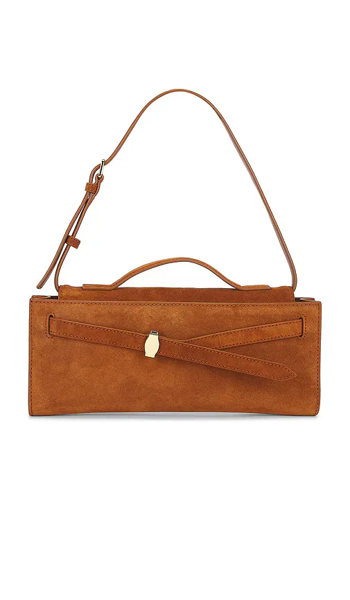 Suede Dash Clutch by Veronica Beard