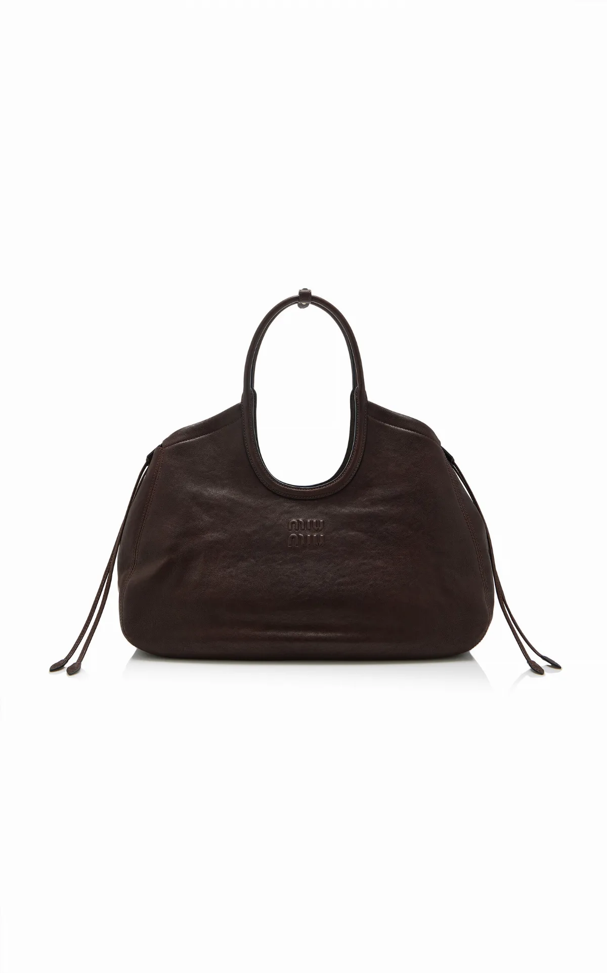 Ivy Leather Shoulder Bag by Miu Miu