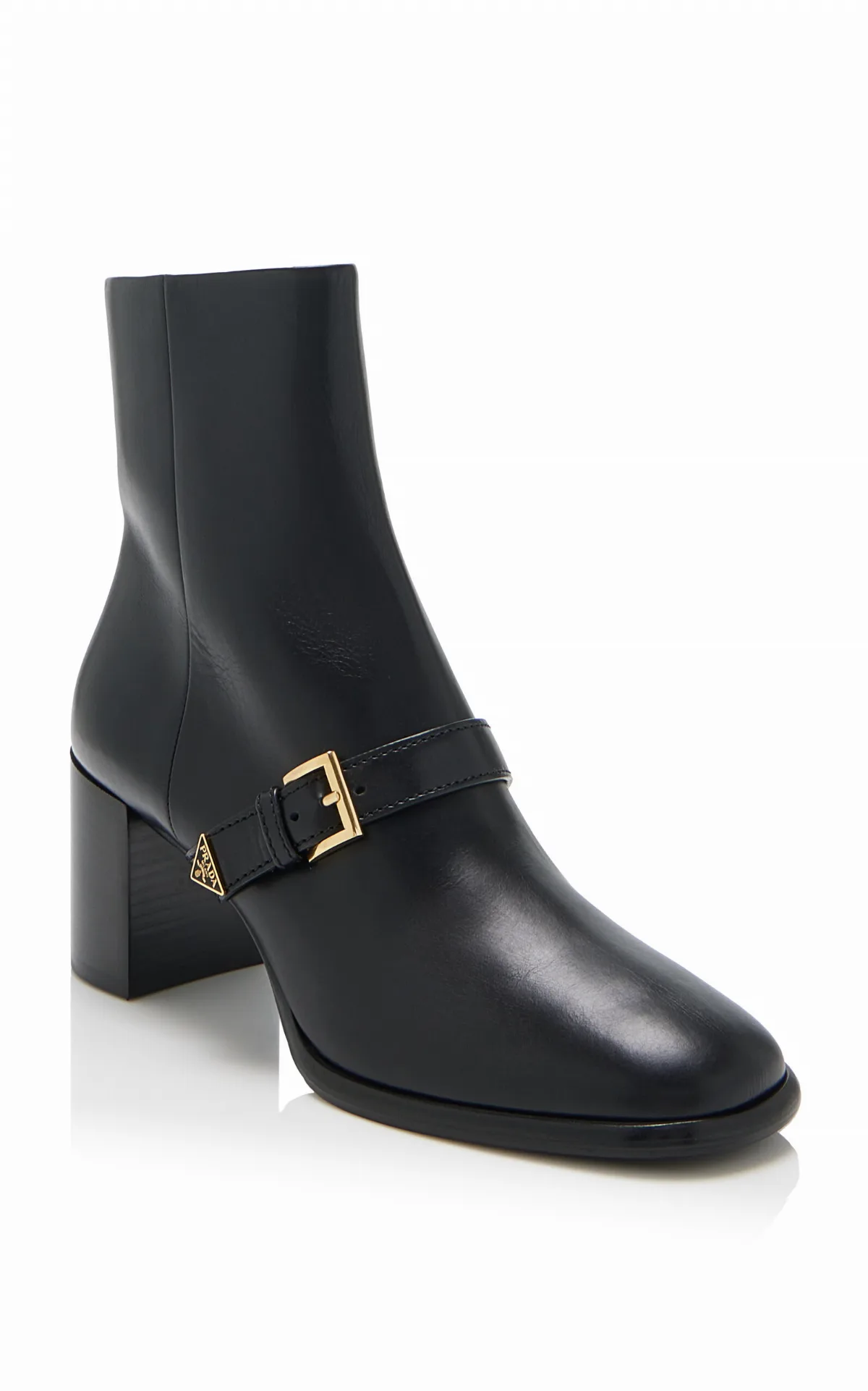 Tronchetti Leather Boots by Prada