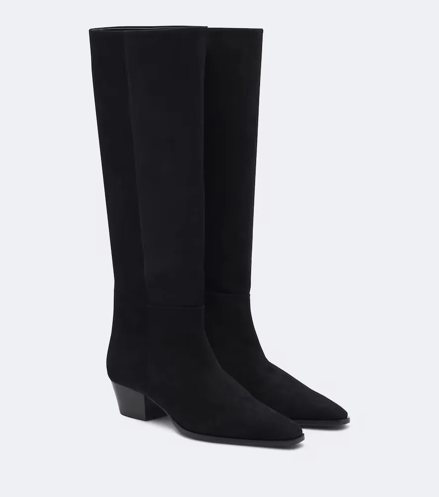 Medea Suede Knee-High Boots by Aeyde
