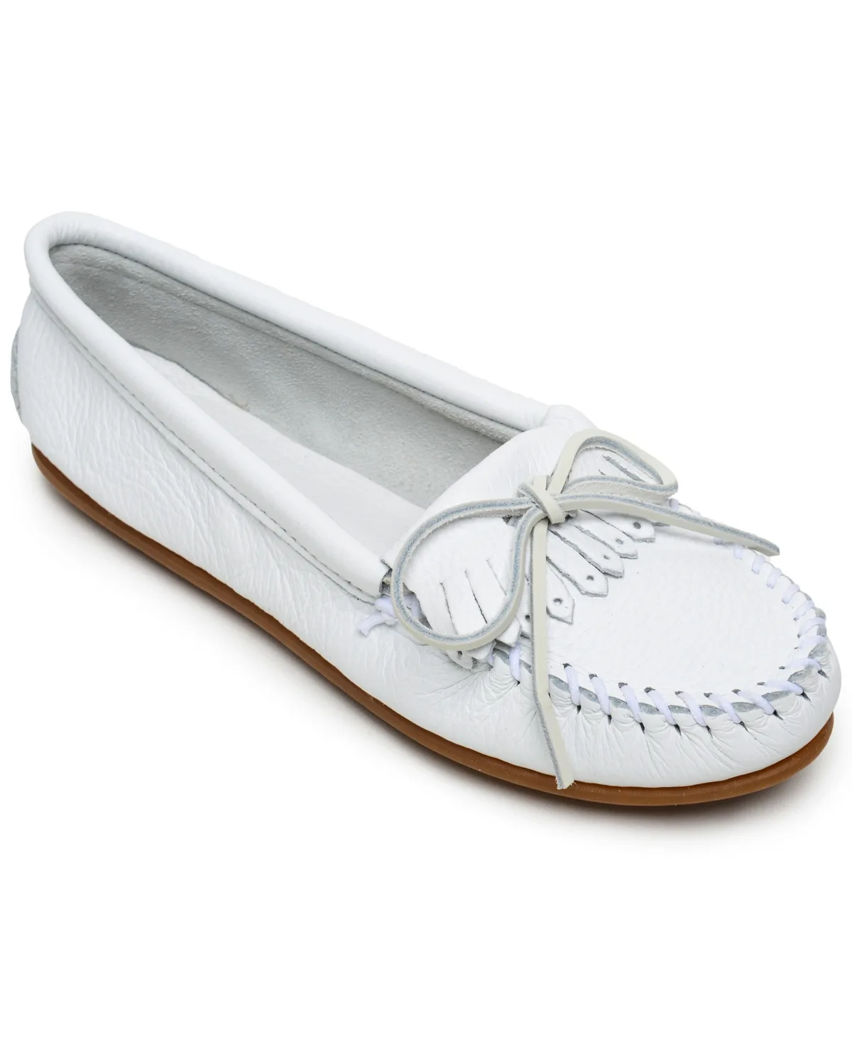 Deerskin Kilty Moccasins by Minnetonka