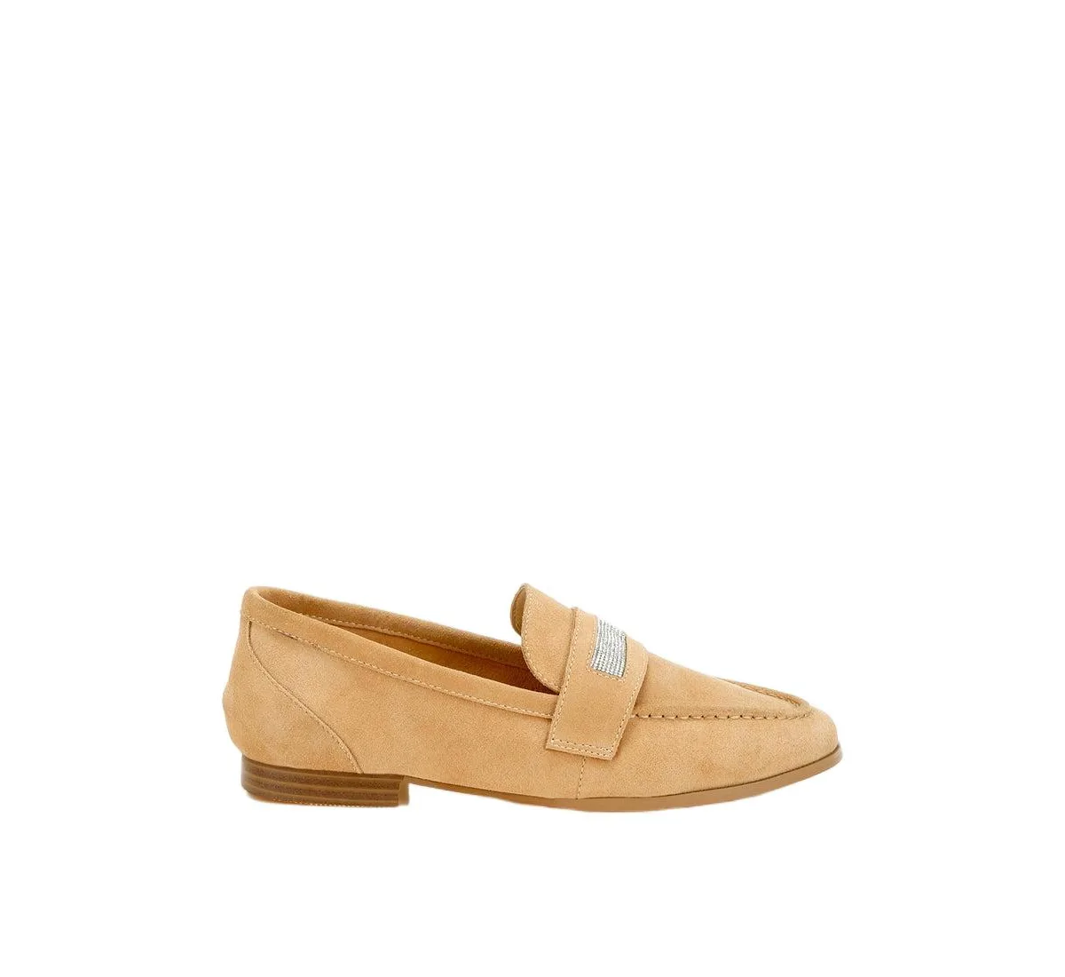 New Ode Rhinestone Penny Strap Loafers by Rag & Co