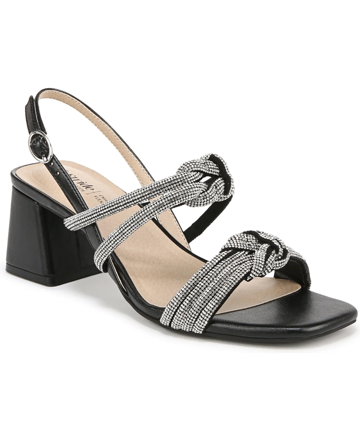 Celeste Angled Block Heel Square Open Toe Dress Slingbacks by Lifestride