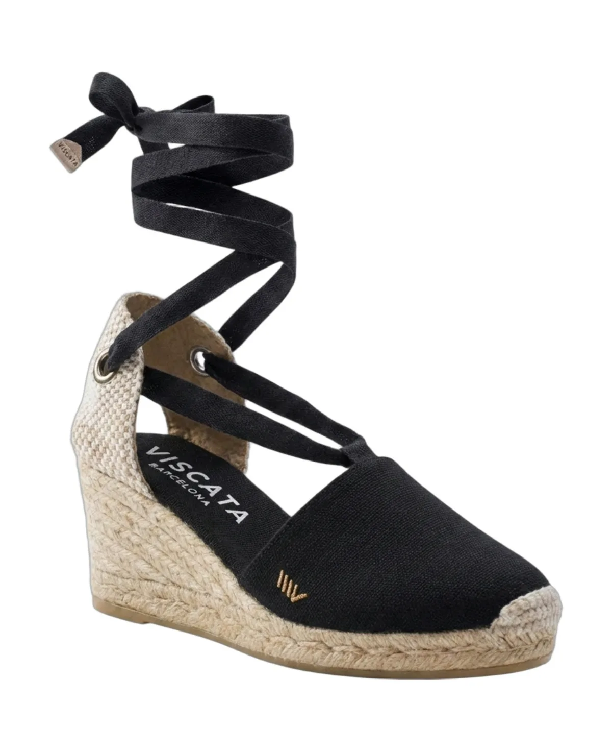 Escala Canvas Espadrille Wedges by Viscata