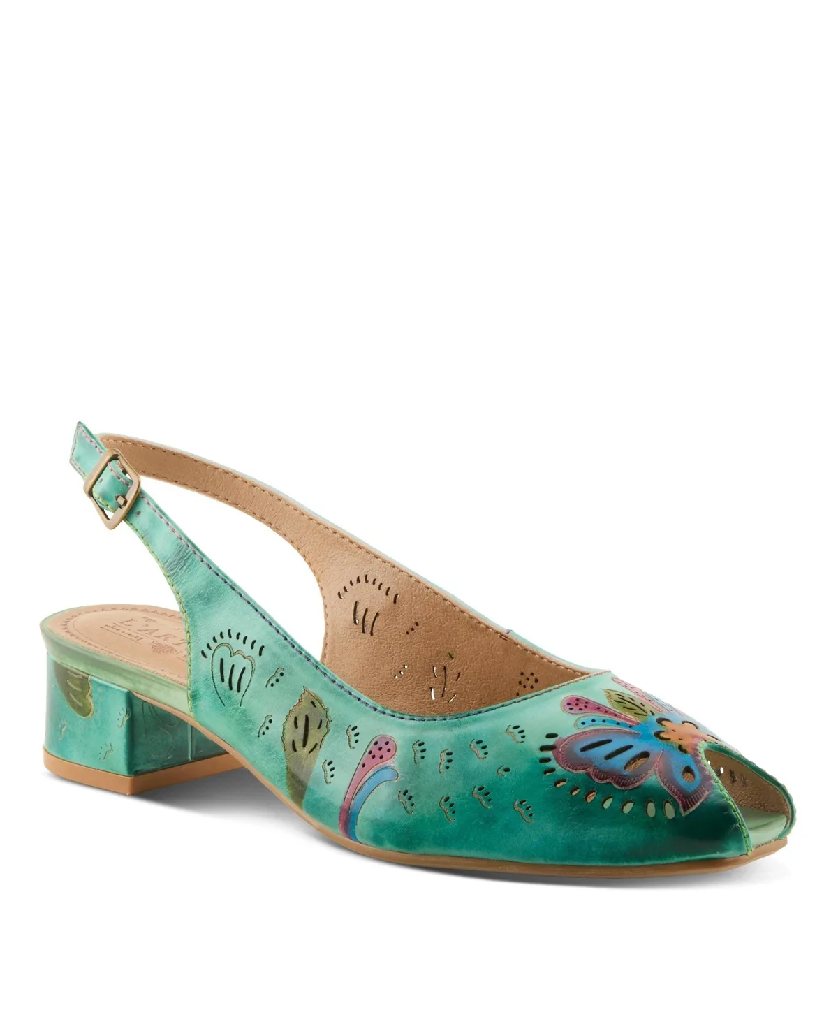 Street Peep Peep-Toe Heel with Soft Lining by L'artiste