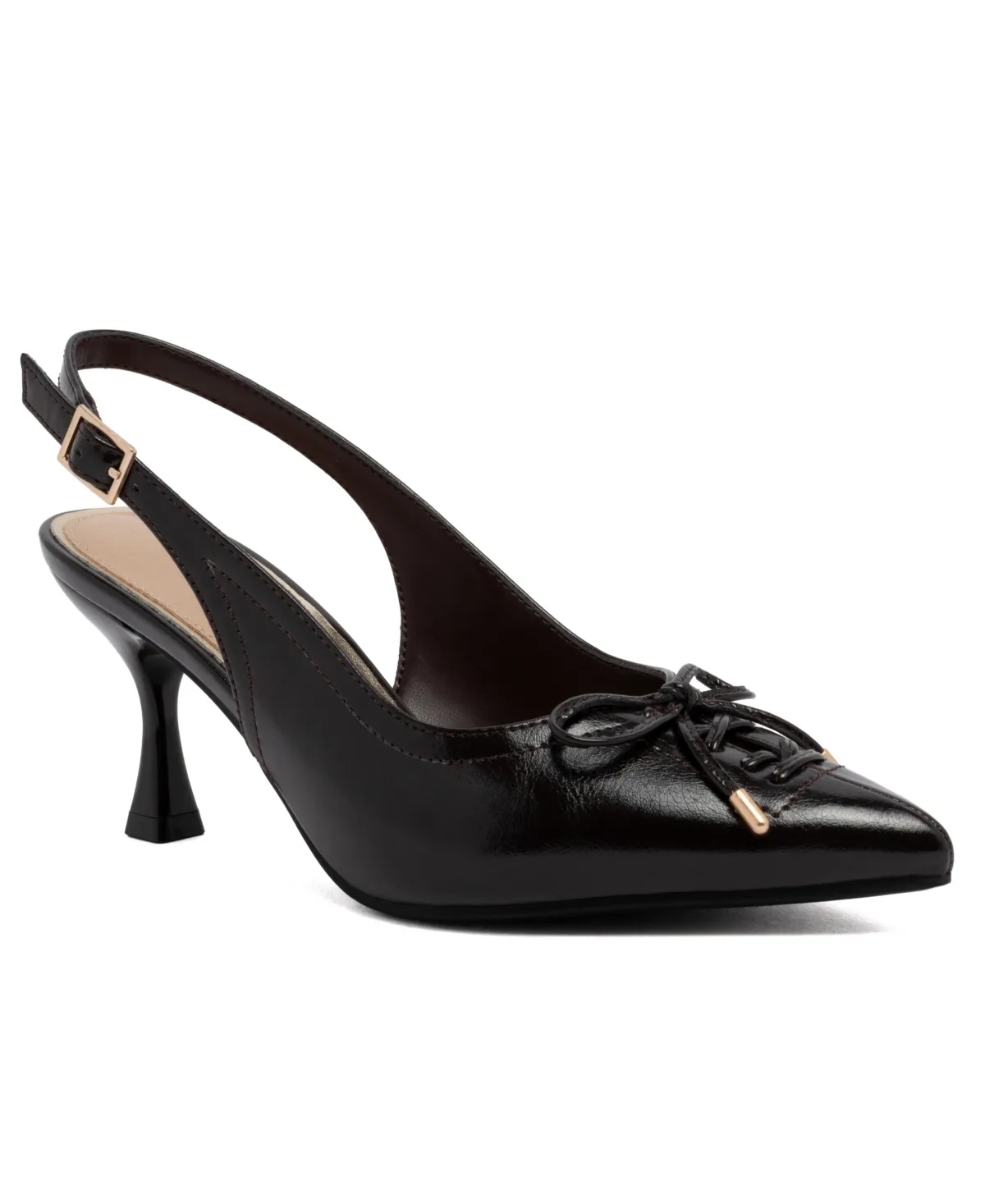 Dazzy Slingback Pointed Toe Pumps by Sugar