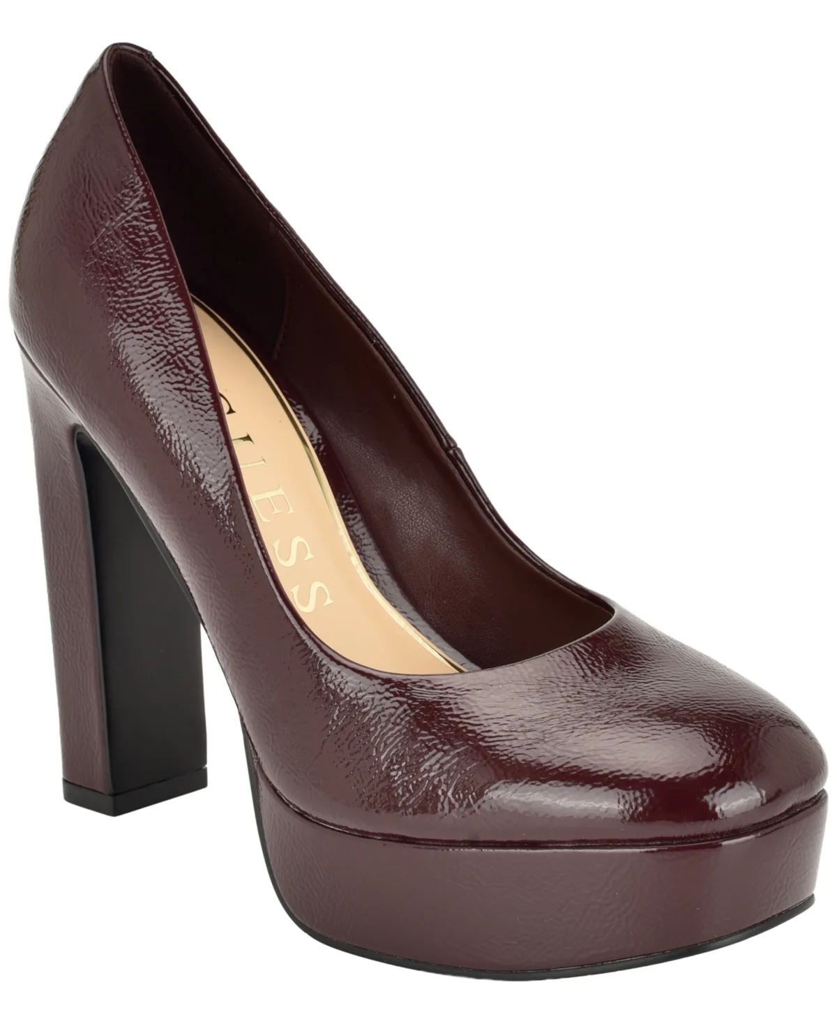 Dalarie Tall Block Heel Platform Pumps by Guess