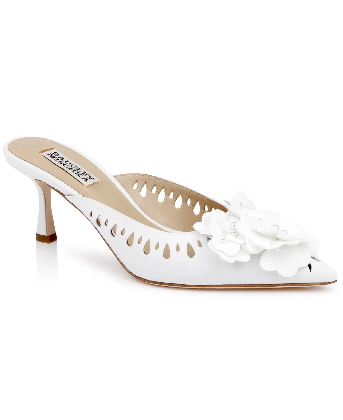 Oriana Pointed Toe Stiletto Heel Mules by Badgley Mischka