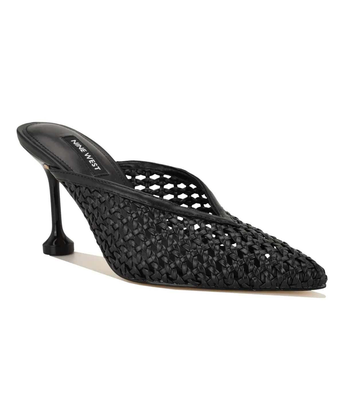 Grasso Woven Dress Mules Pumps